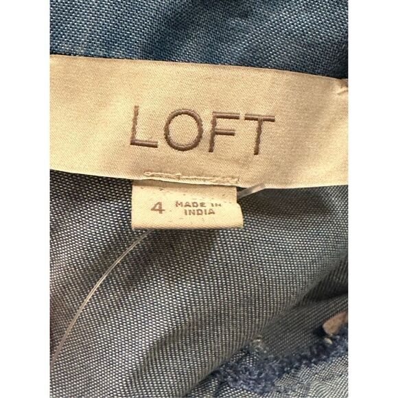 NWT Loft ruched sleeve casual dress - Picture 6 of 8